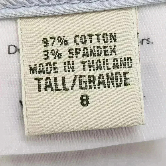 Eddie Bauer Mercer Fit Chino Light blue women's pants 8 - Picture 7 of 8